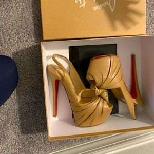 Christian Louboutin Miss Benin Nude Heels